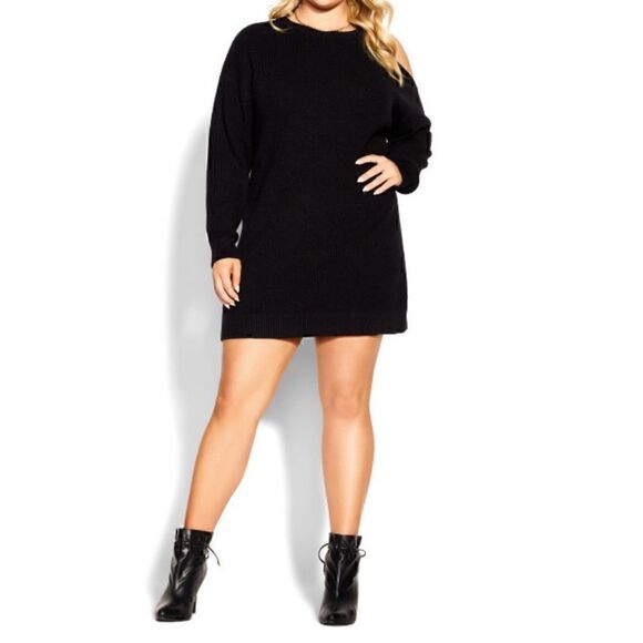 NWT City Chic Amalia Knit Dress - Picture 1 of 7